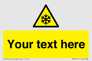 Custom Snowflake Sign